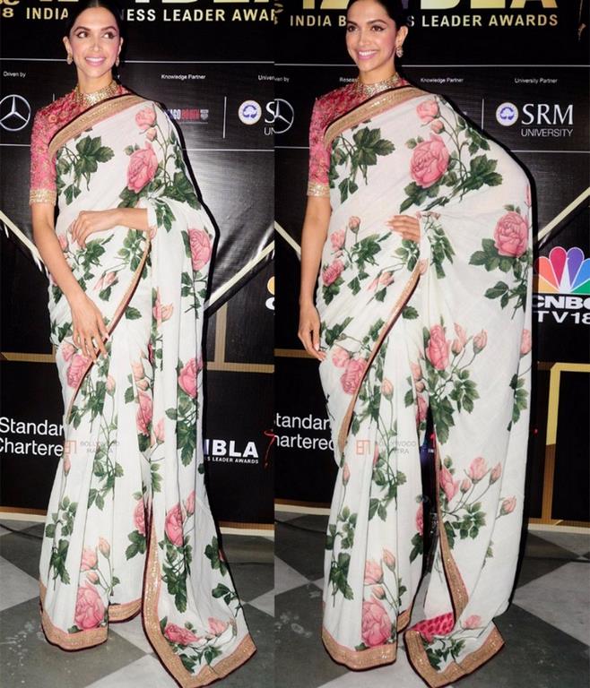 Gorgeous stylist printed ceremonial saree