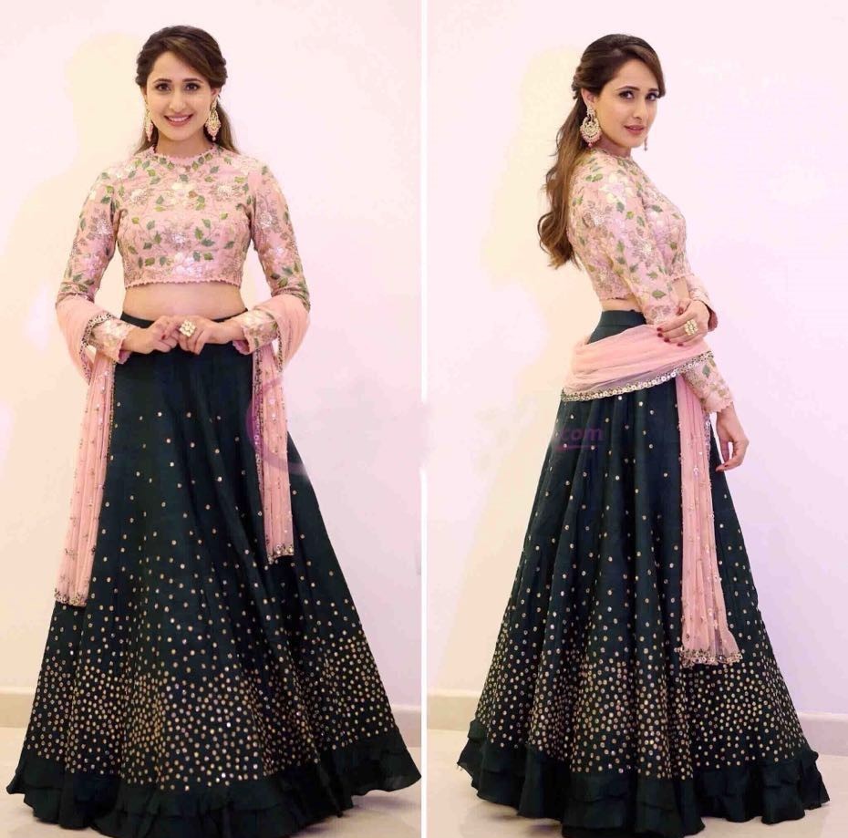 green banglory silk embroidered ceremonial lehenga