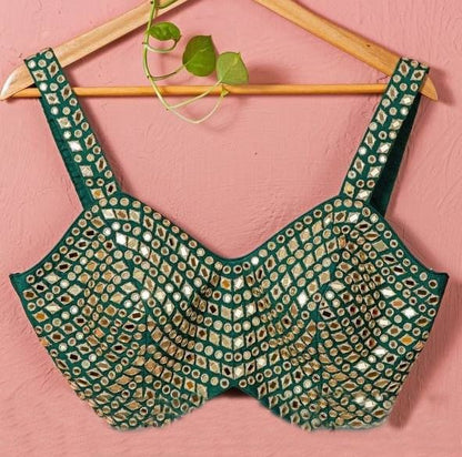 Green georgette heavy sequence embroidery work wedding lehenga choli