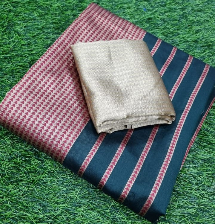 Green kanchipuram silk jacquard weaving work wedding saree