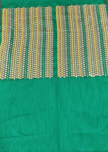 Green organza silk flower printed lehenga choli