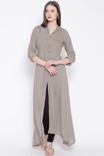 Heavy rayon cotton casual wear kurti