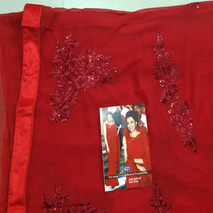 kajal agarwal beautiful red saree