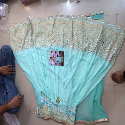 karisma lakme fashion sky blue lehenga