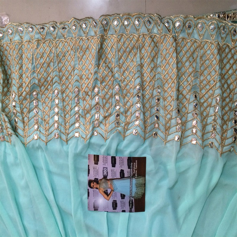 karisma lakme fashion sky blue lehenga