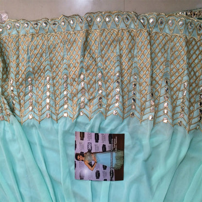 karisma lakme fashion sky blue lehenga