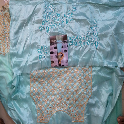 karisma lakme fashion sky blue lehenga