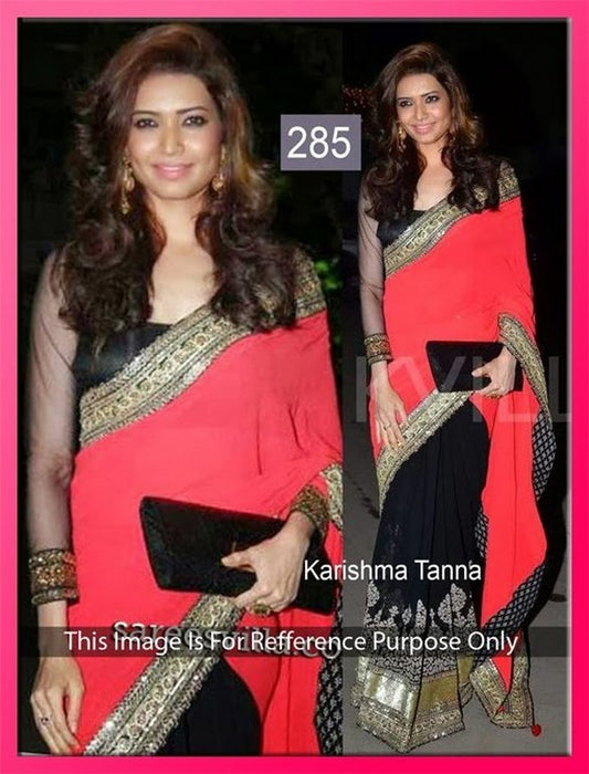 krishma tanna pink saree