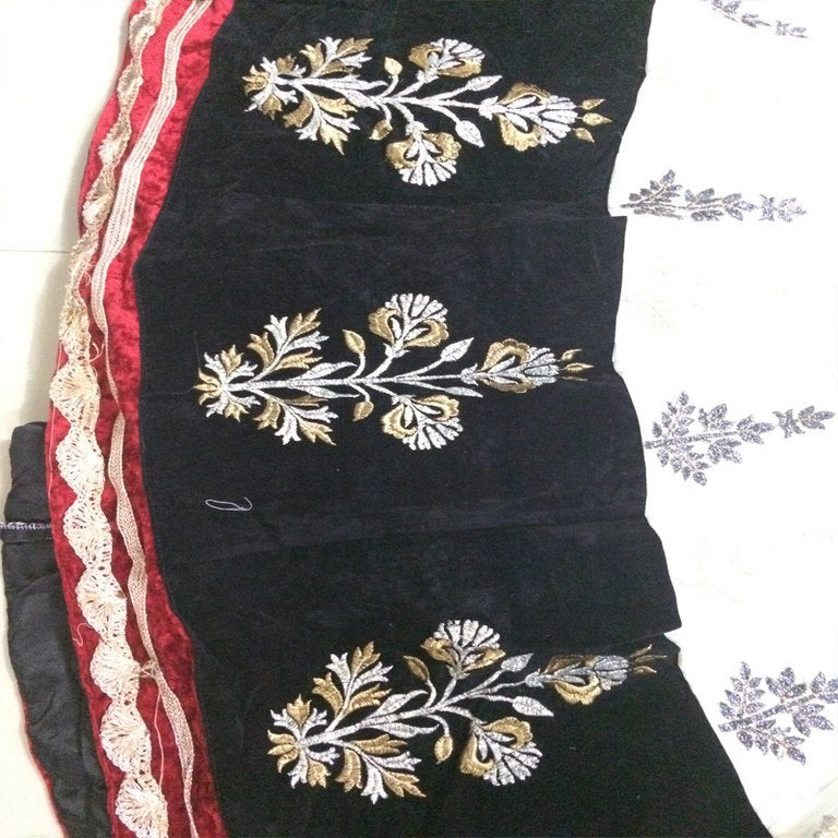 Madhuri heavy white anarkali suit