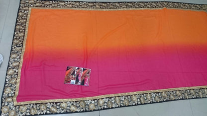 mahaveer rayon ceremonial embroidered saree