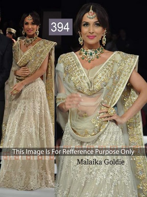 malika goldies lehenga