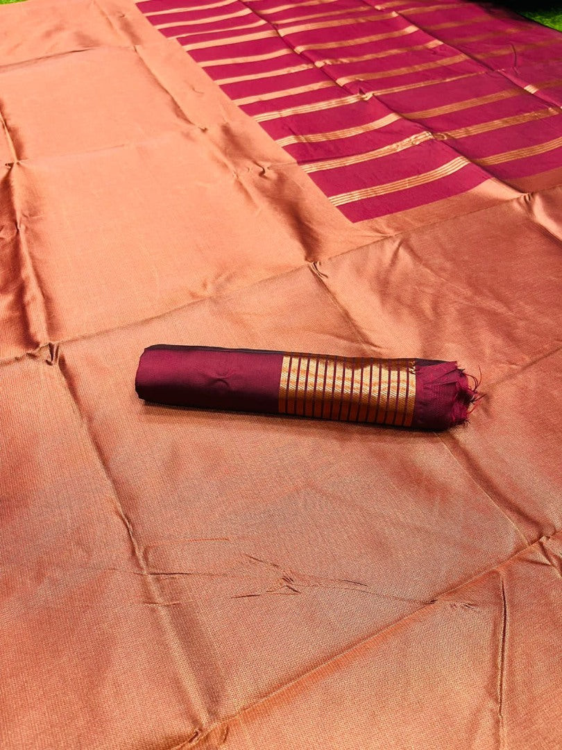Maroon jacquard weaving banarasi saree for wedding