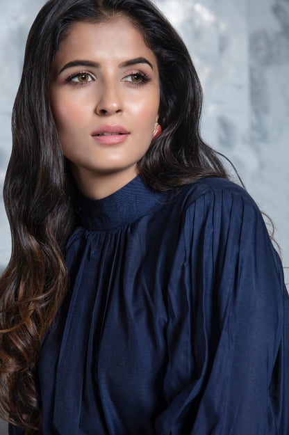 Maroon rayon flower printed party wear crop top