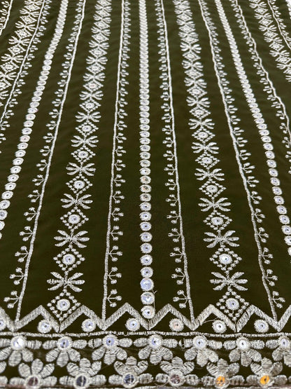 Mehendi green punjabi dhoti suit