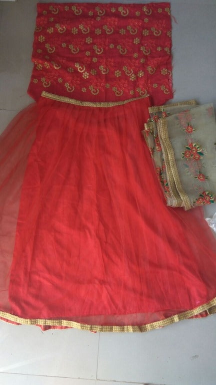 Mizzoli multicolor printed Georgette Saree