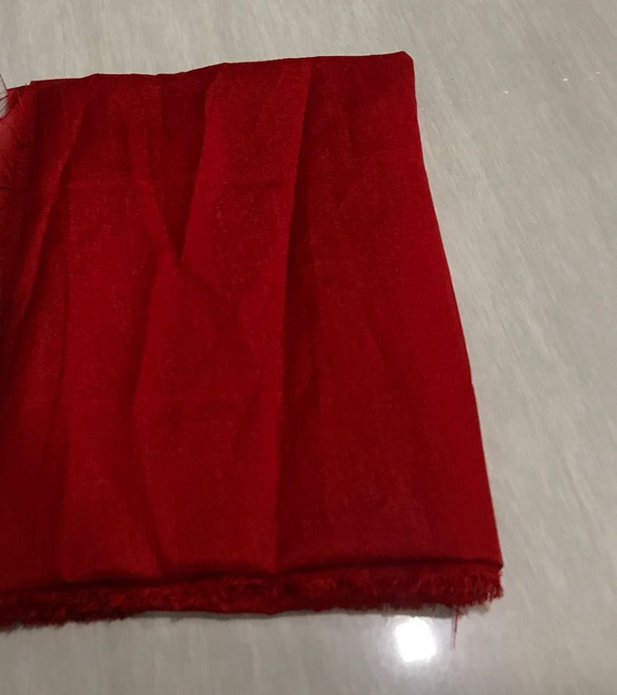 Mouni roy Red Georgette partywear saree