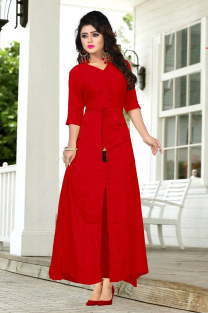 multicolored comfort summer kurtis