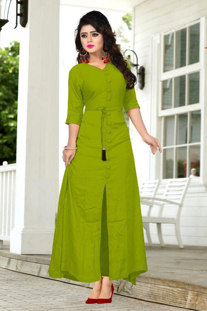 multicolored comfort summer kurtis