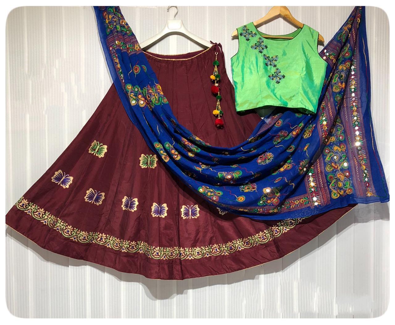 Navratri special embroidered festive chaniya choli for garba