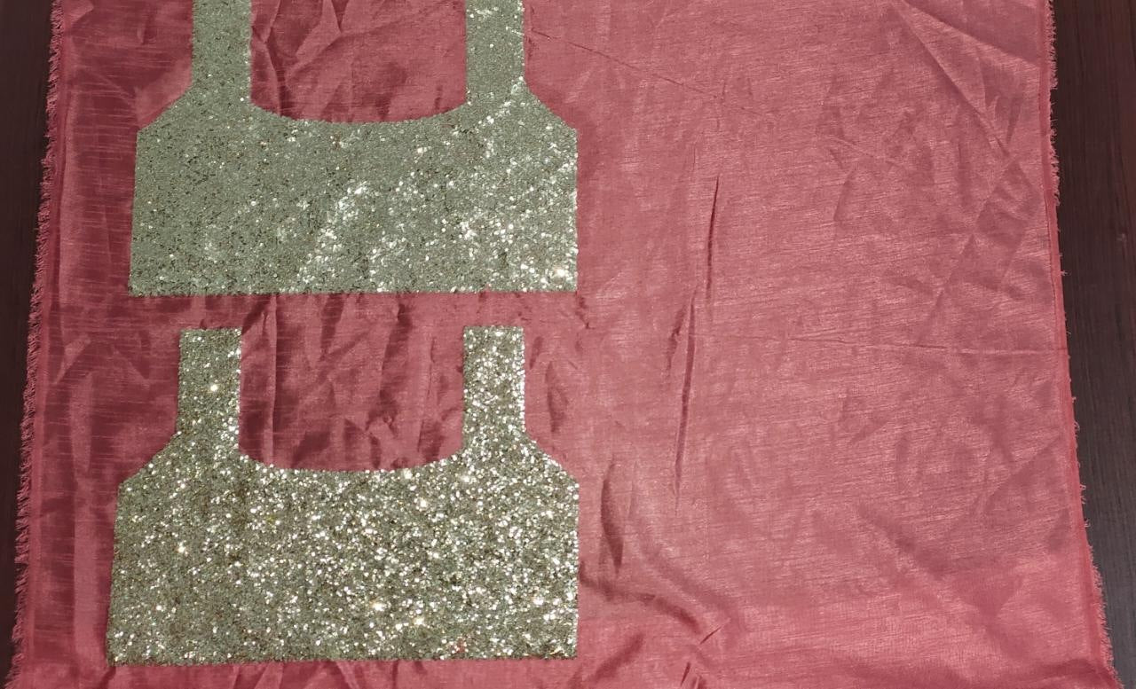 Orange soft net embroidered wedding lehenga choli