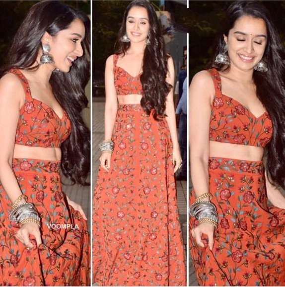 orange tapeta silk heavy embroidered bollywood style lehenga