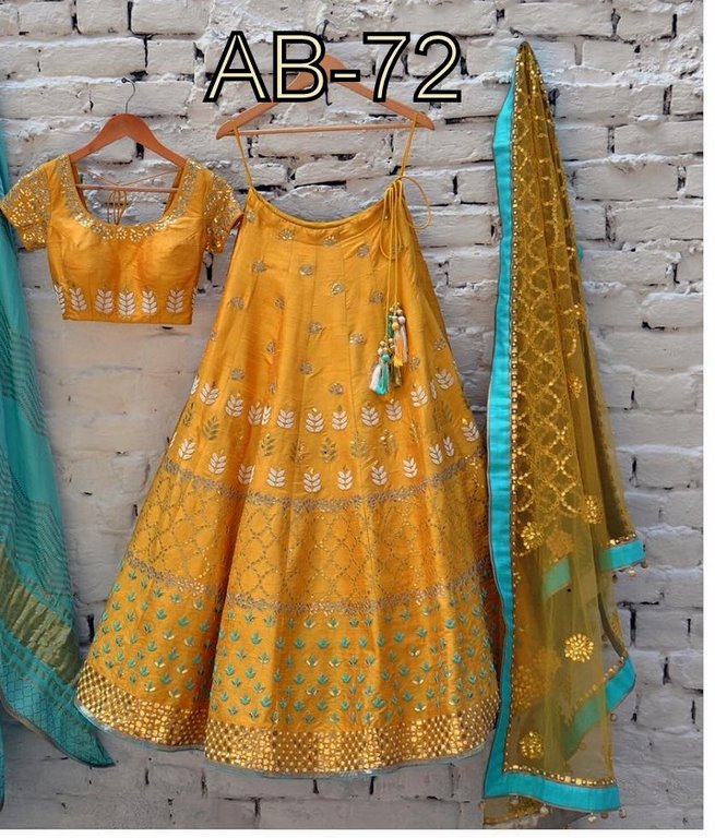 Pinalika designed Yellow heavy embroidered beautiful lehenga
