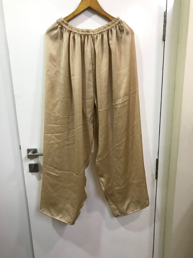 Pink digital satain georgette beautiful plazzo suit