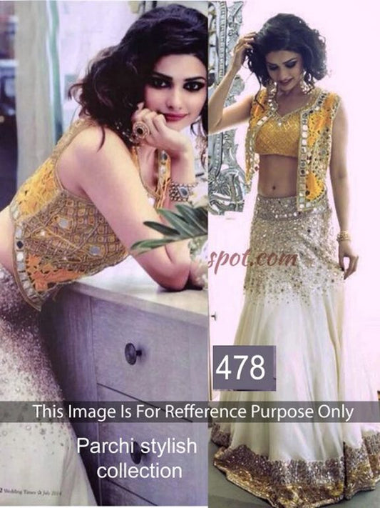 Prachi stylist yellow lehenga