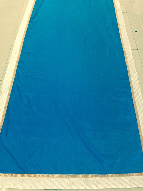 pretty look multicolor embroidered silk saree