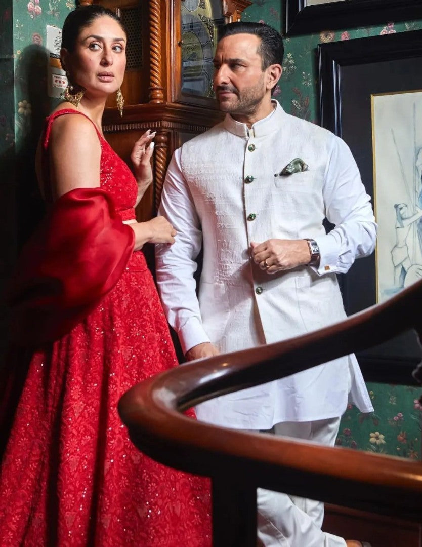 Red designer kareena kapoor bollywood wedding lehenga choli