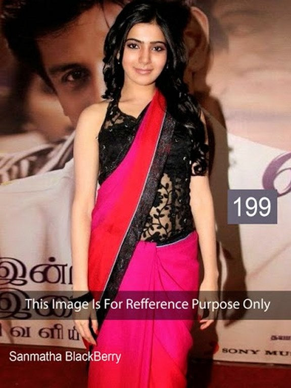 sanmatha black berry beautiful red saree