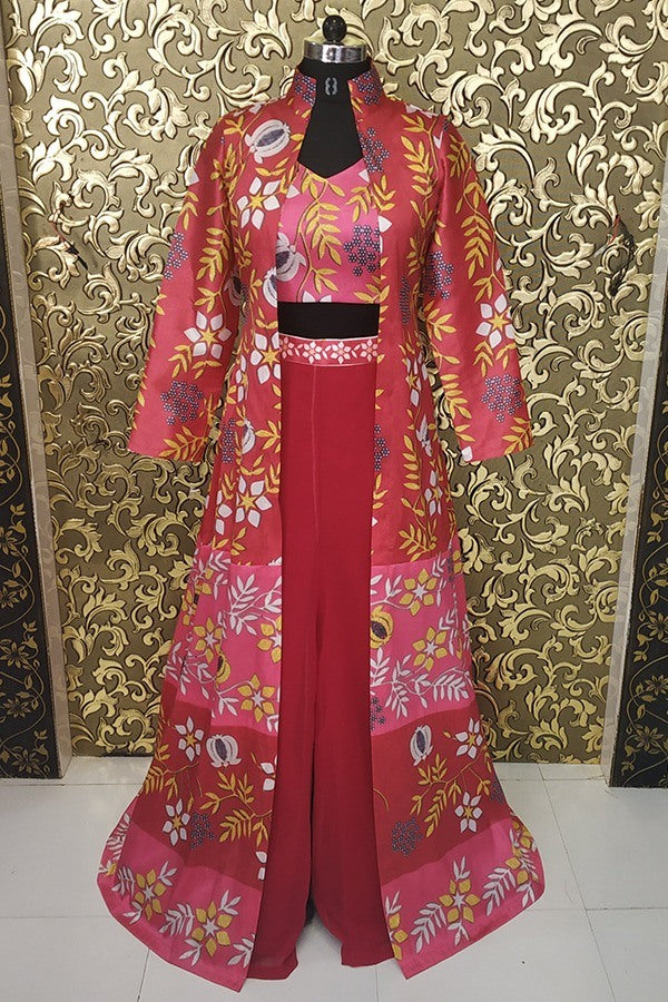 sara ali khan stylist indowestern lehenga with shrug