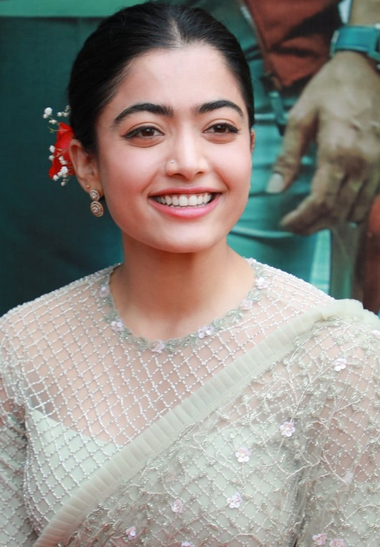 Sea green butterfly mono net fancy thread sequence work saree