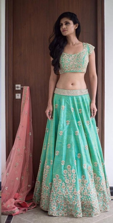 Sea Green elegance wedding Lehenga Choli