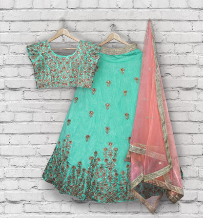 Sea Green elegance wedding Lehenga Choli