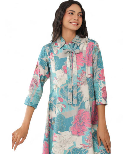 Stylish muslin floral printed co ord set
