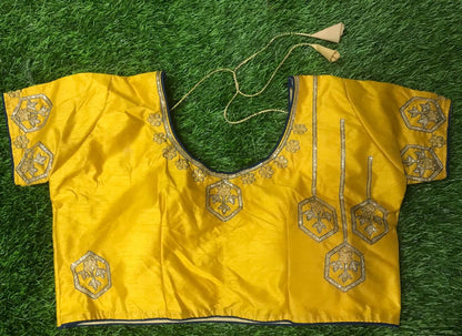 Shiny Grey heavy barfi silk partywear saree