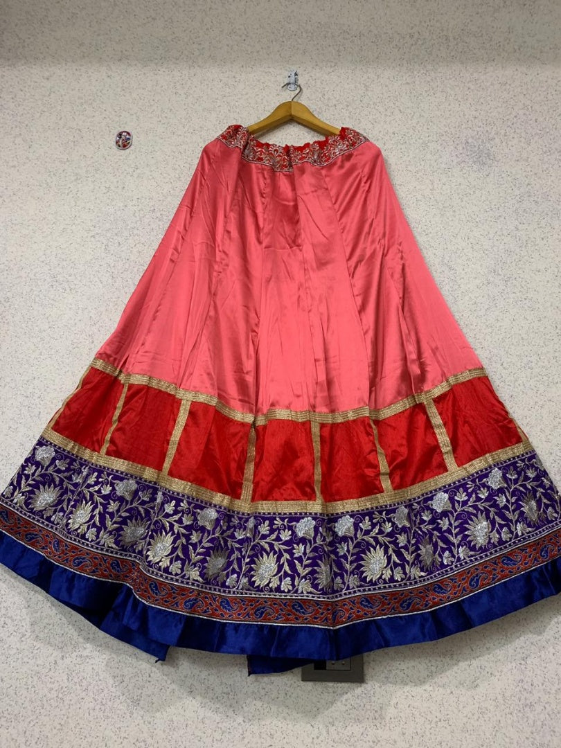 strawberry pink beautiful lehenga choli with dupatta