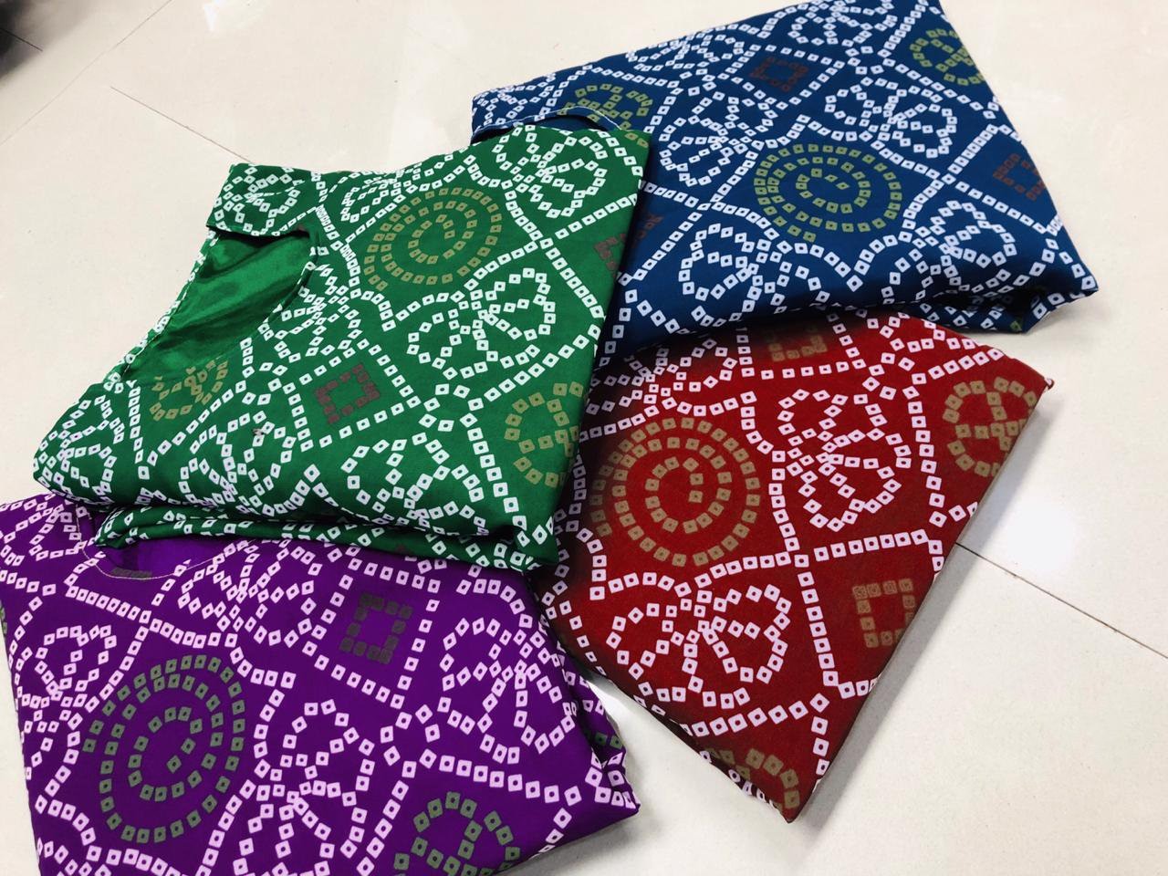 style studio Beautiful bandhni printed salwar suit