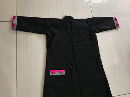 stylist black tapeta silk suit with plazzo and shrug