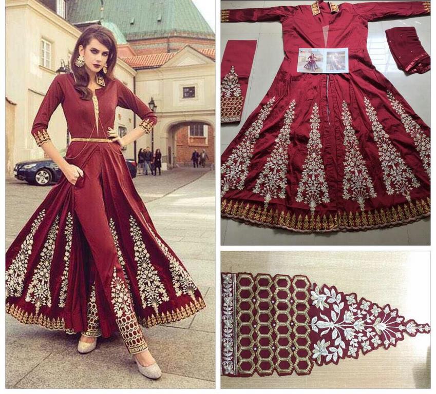 Stylist embroidered Wedding Anarkali Suit