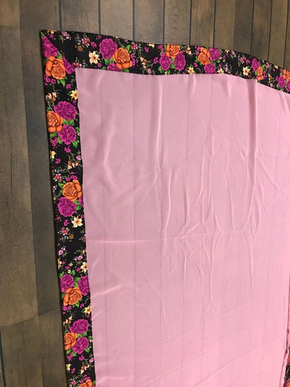 Stylist Georgette saree with digital print border