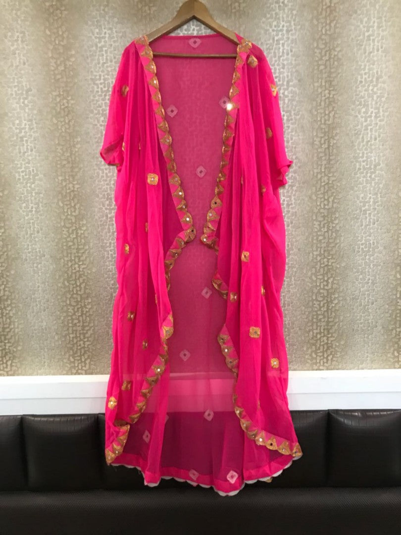 Stylist indowestern multicolor dhoti style salwar suit