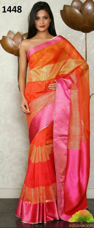 Stylist Multicolor Printed Ceremonial Saree
