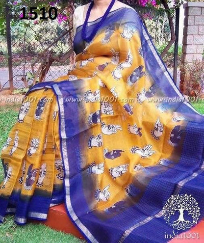 Stylist Multicolor Printed Ceremonial Saree