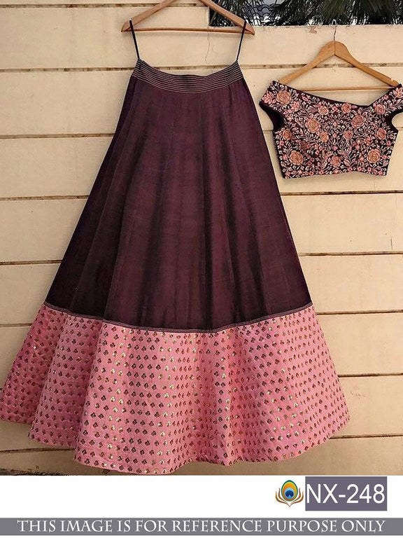 Stylist Pink embroidered Ceremonial lehenga