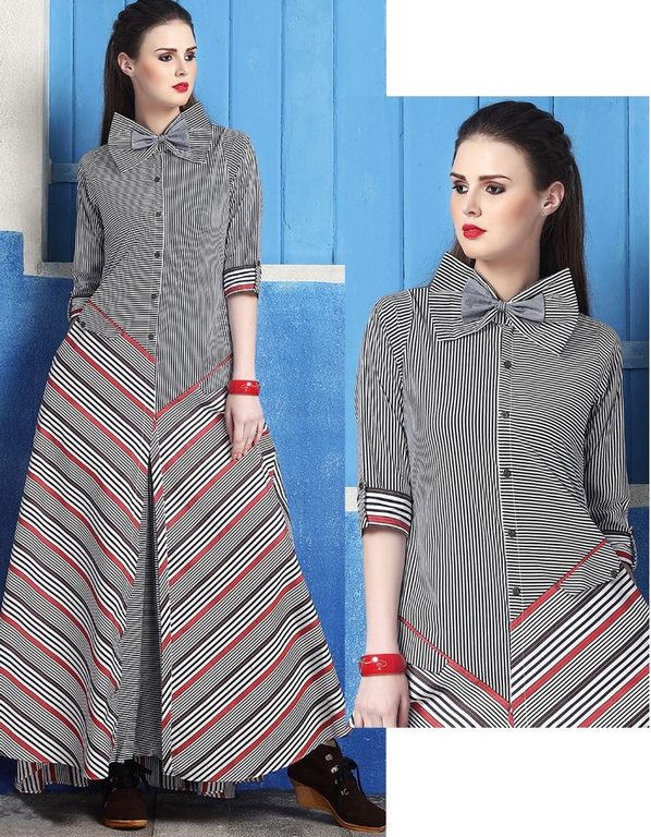 Summer special stylist cotton semistitched kurties