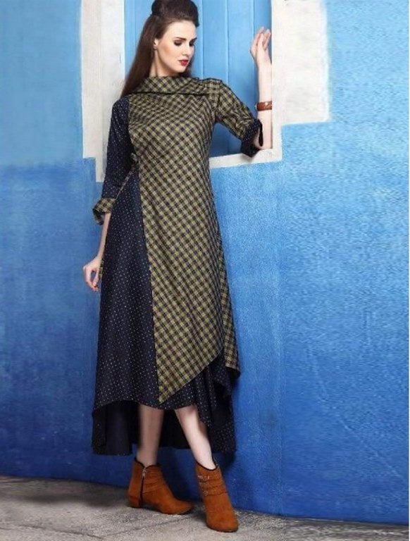 Summer special stylist cotton semistitched kurties