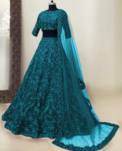 Tapeta heavy embroidered wedding lehenga choli