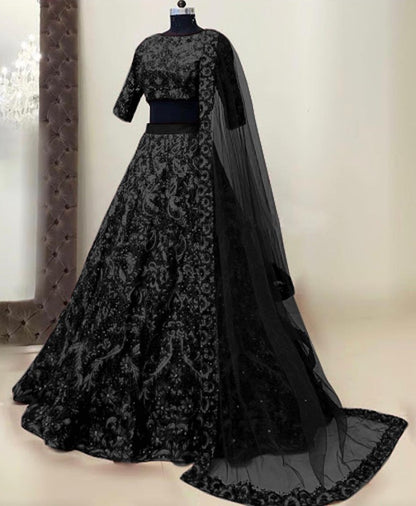 Tapeta heavy embroidered wedding lehenga choli